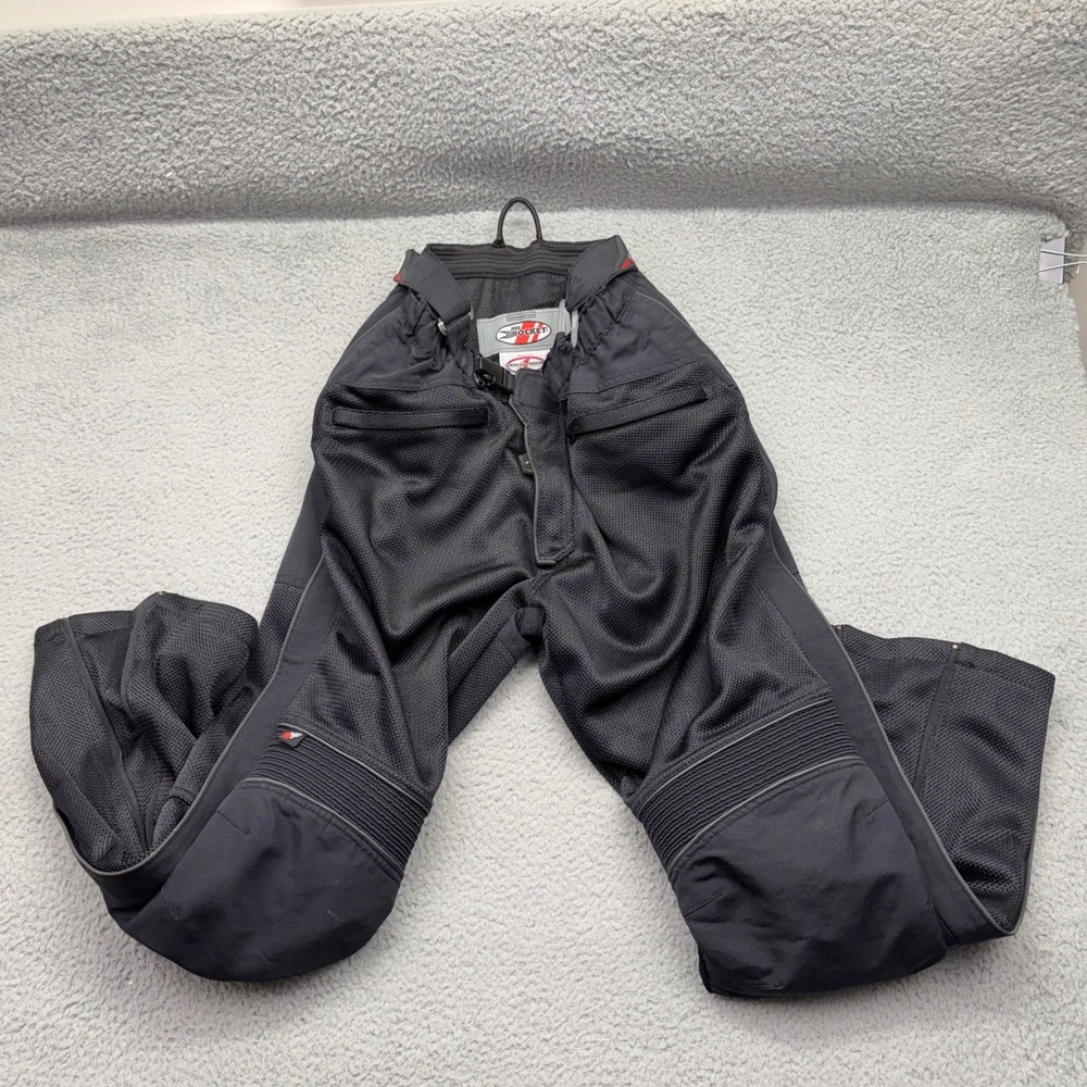 Joe Rocket Mens Large Short 1518-3014 Black Phoenix Ion Mesh Motorcycle Pants